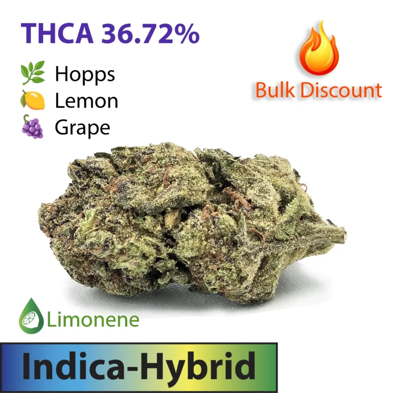 Frosted Brands Purple Tesla Indica Dominant Hybrid THCA Flower