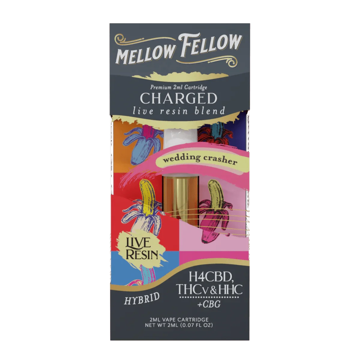 Mellow Fellow 2ml Live Resin Vape Cartridge