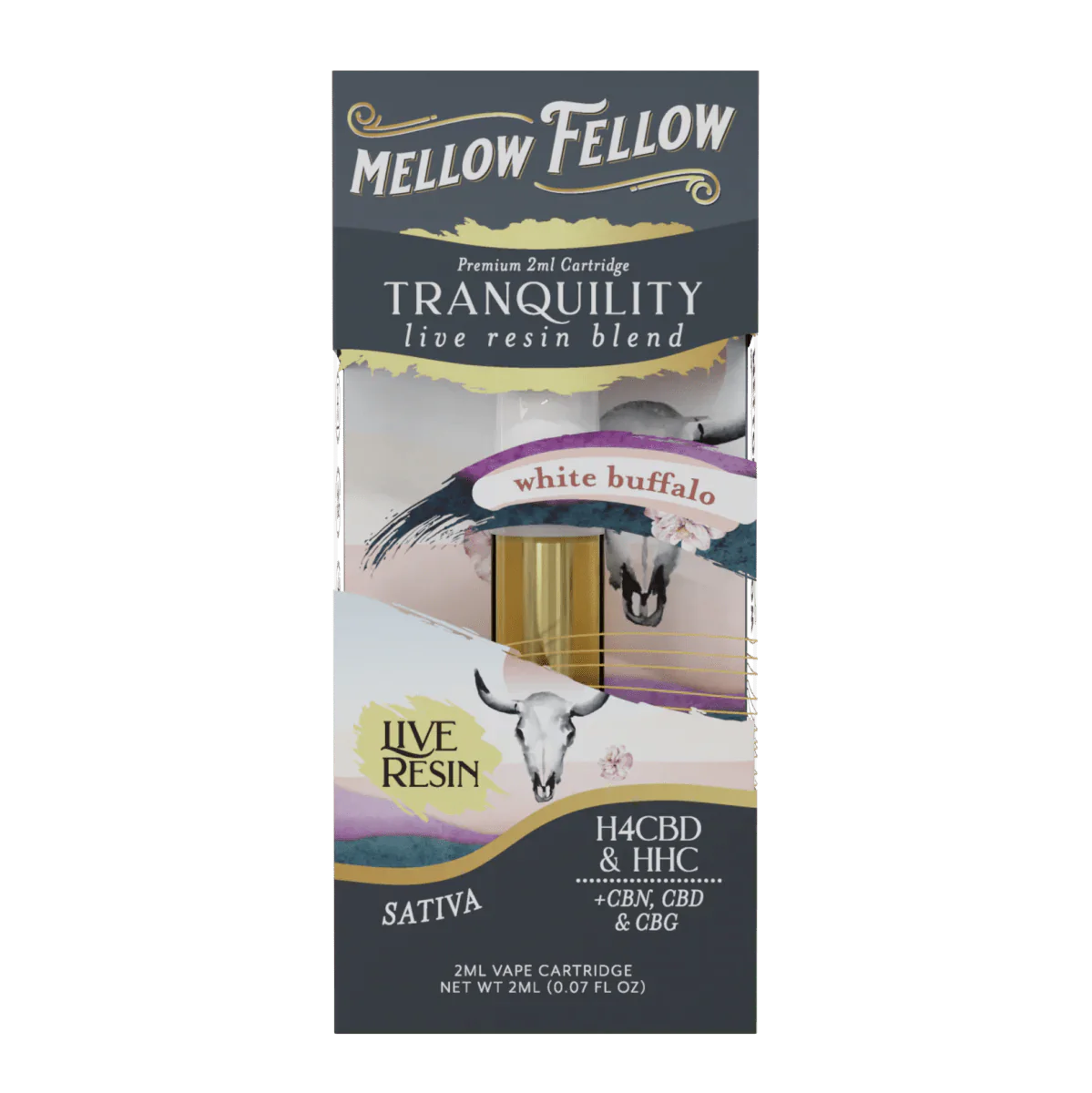 Mellow Fellow 2ml Live Resin Vape Cartridge
