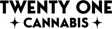 Twenty one cannabis' logo