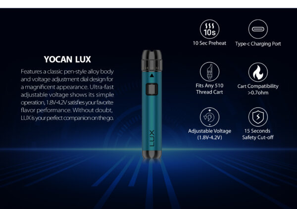 Yocan Lux Max 510 Battery - Image 4