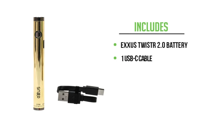 Exxus Vape Twistr 2.0 Cartridge Vaporizer parts