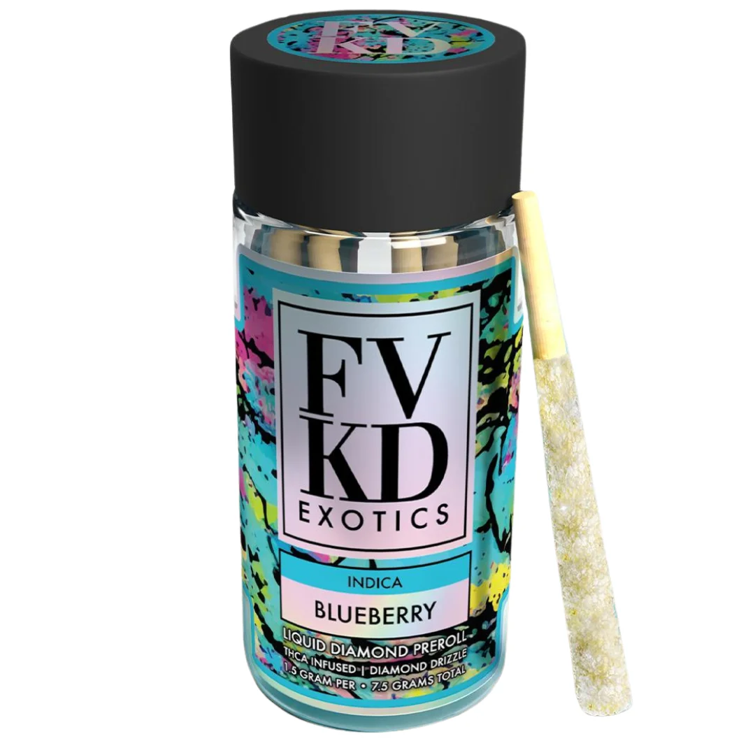 FVKD Exotics Liquid Diamond Pre Rolls | 7.5g