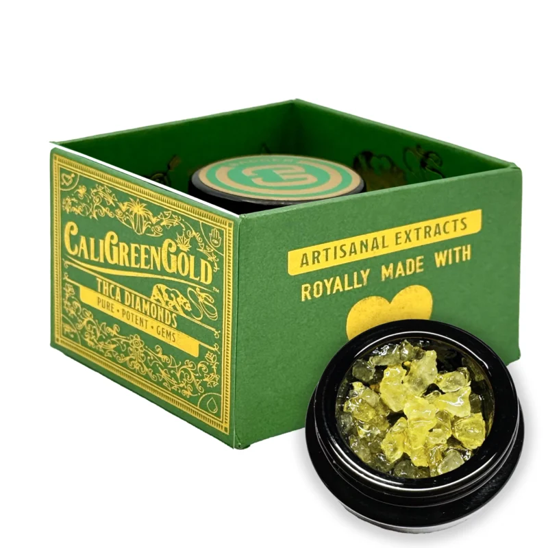 CaliGreenGold THCA Live Resin Diamonds-3 Grams