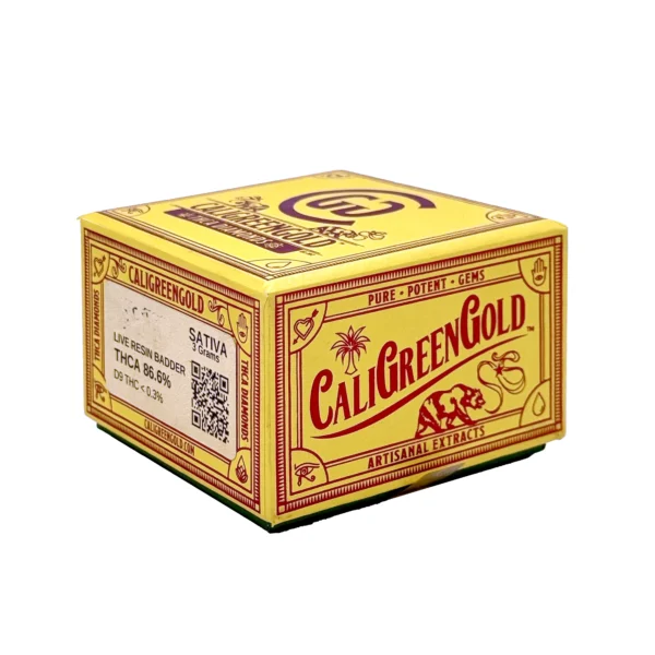 CaliGreenGold THCA Live Resin Badder-3 Grams - Image 6
