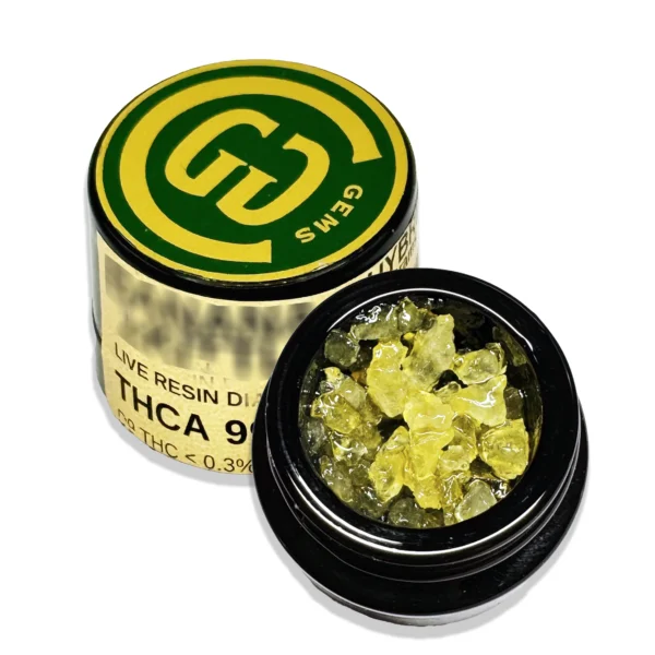 CaliGreenGold THCA Live Resin Diamonds-3 Grams - Image 9