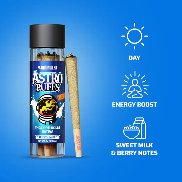 1G THCA Pre-rolls – 3 Count