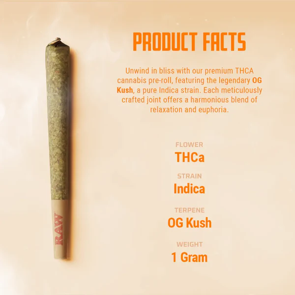 1G THCA Pre-rolls – 3 Count