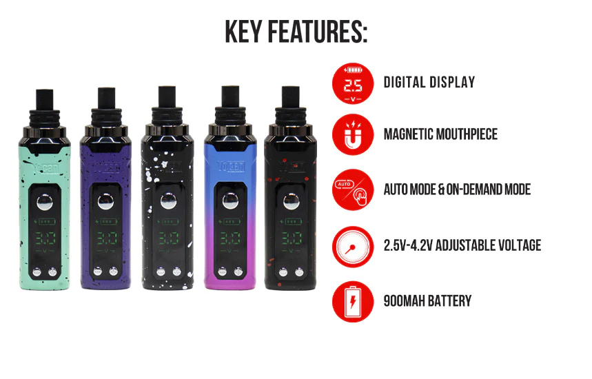 Nestor Portable Concentrate Vaporizer key features