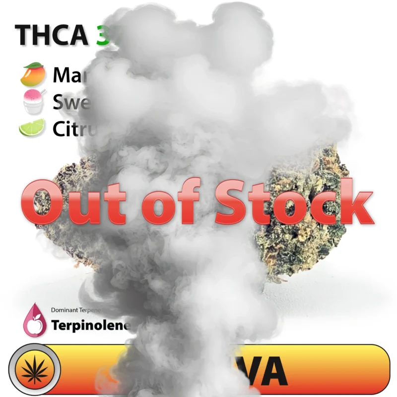 Frosted Brands Pineapple Express Sativa THC-A Flower Snowcaps