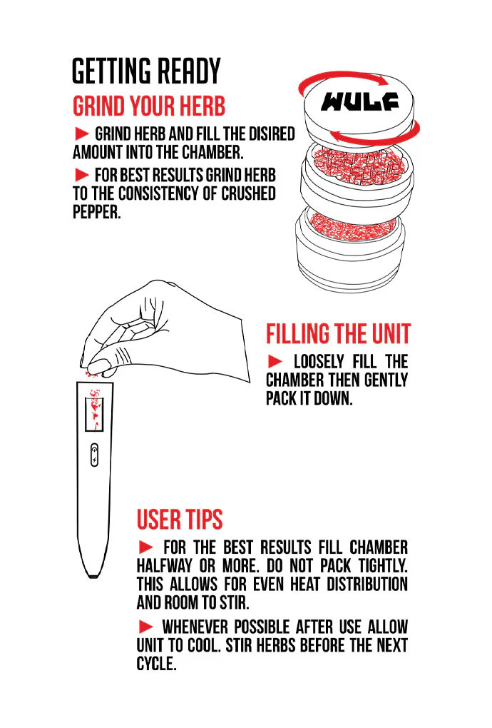 Wulf Mods LX Slim Portable Dry Herb Vaporizer