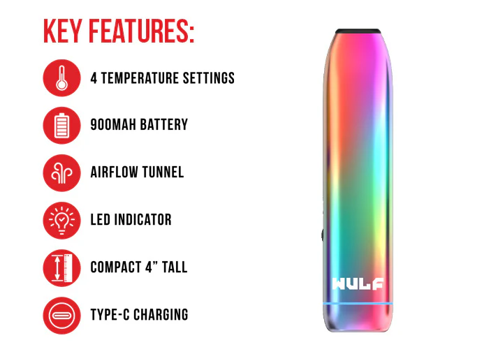 Wulf Mods LX Slim Portable Dry Herb Vaporizer