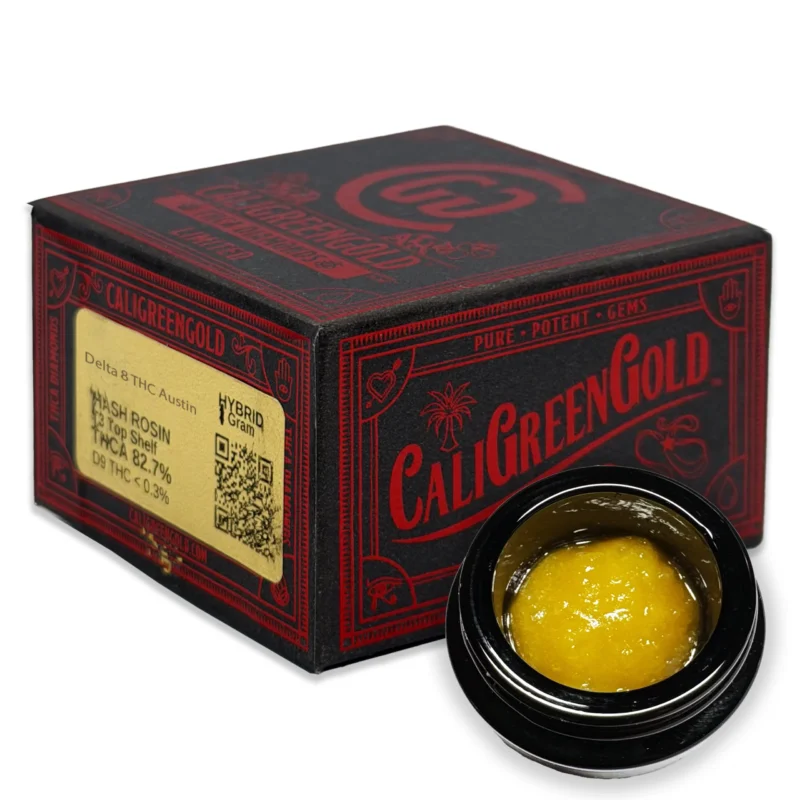 CaliGreenGold THCA Top Shelf T3 Hash Rosin-1 Gram