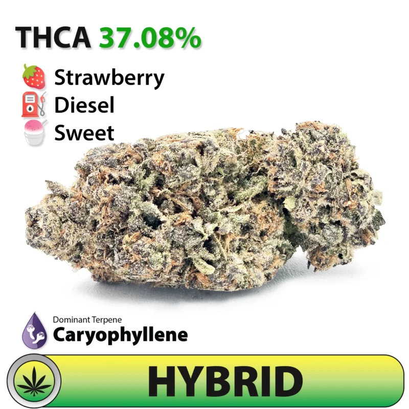 Frosted Brands Strawberry Diesel Hybrid THC-A Flower