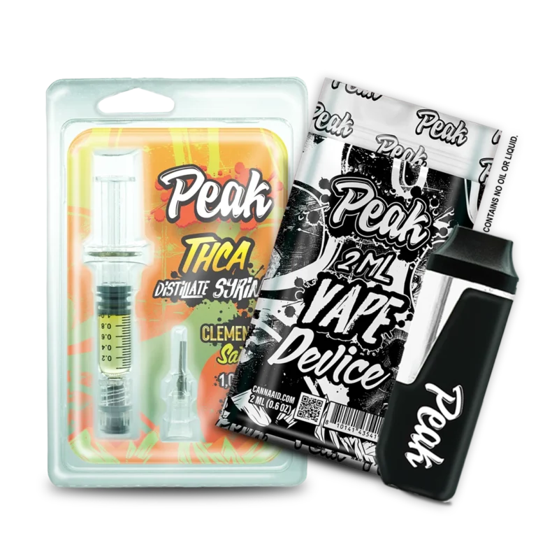 THCA 1 Gram Distillate Syringe with 2ml Disposable Vape Device