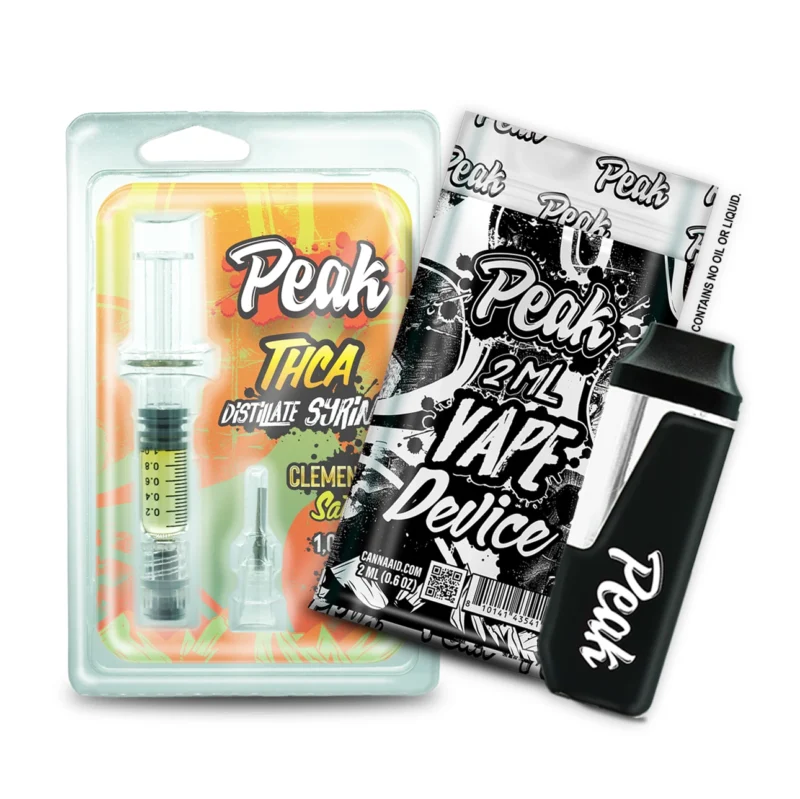 Peak - THCA 1 Gram Distillate Syringe with 2ml Disposable Vape Device