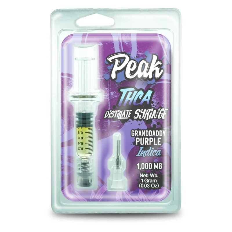 Peak - THCA 1 Gram Distillate Syringe with 2ml Disposable Vape Device - Image 8