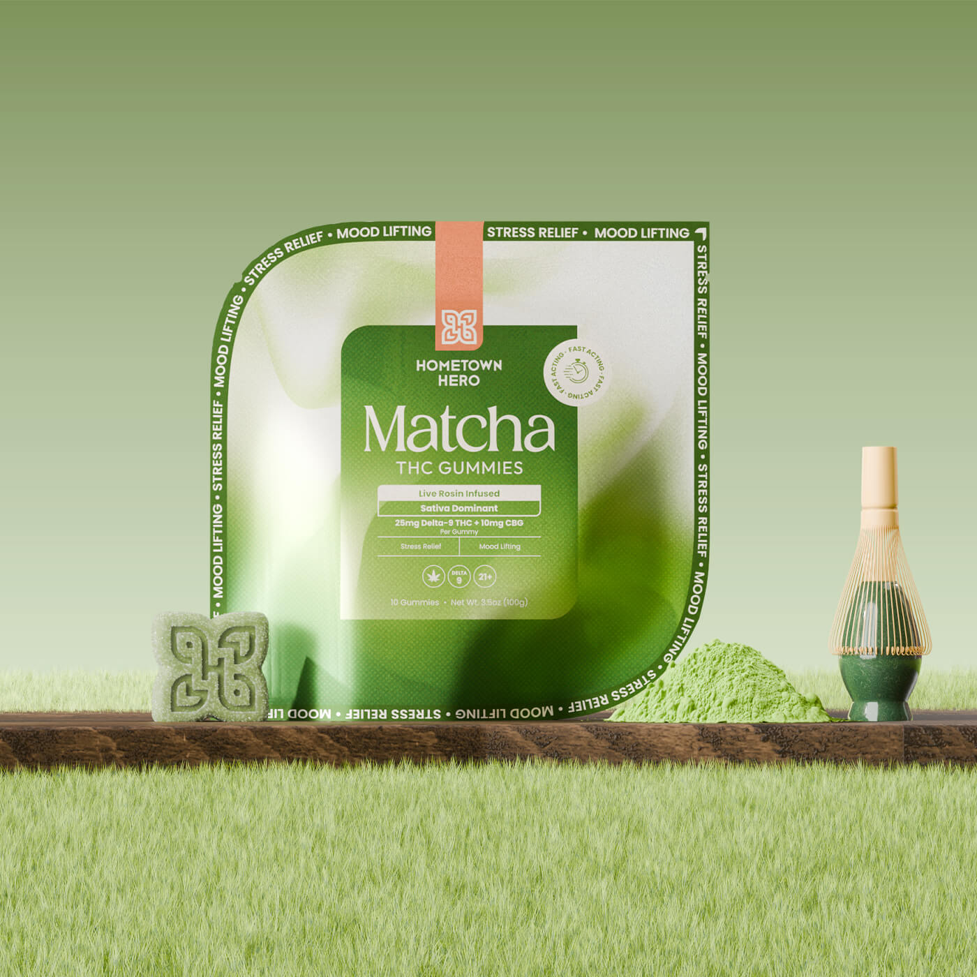 Matcha - Delta-9 Live Rosin Gummies