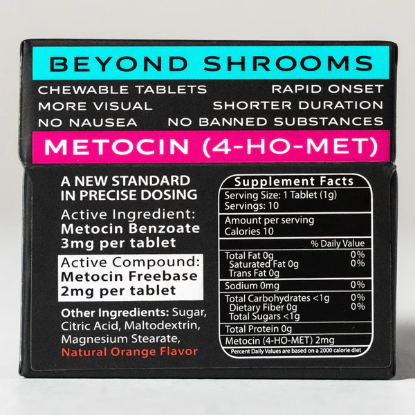 beyond shrooms information table