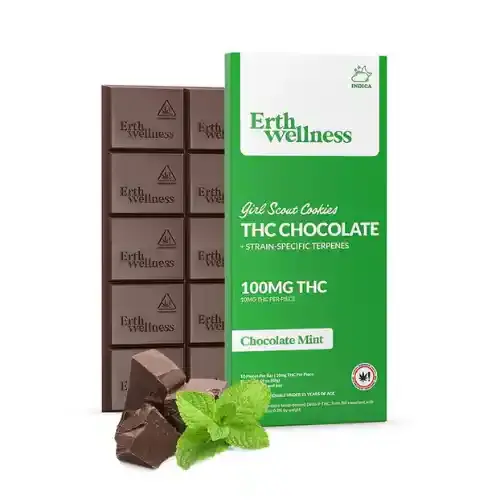Δ9 THC Chocolate Bar – Premium Strain-Infused Edible - 100mg