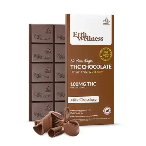 Δ9 THC Chocolate Bar – Premium Strain-Infused Edible - 100mg