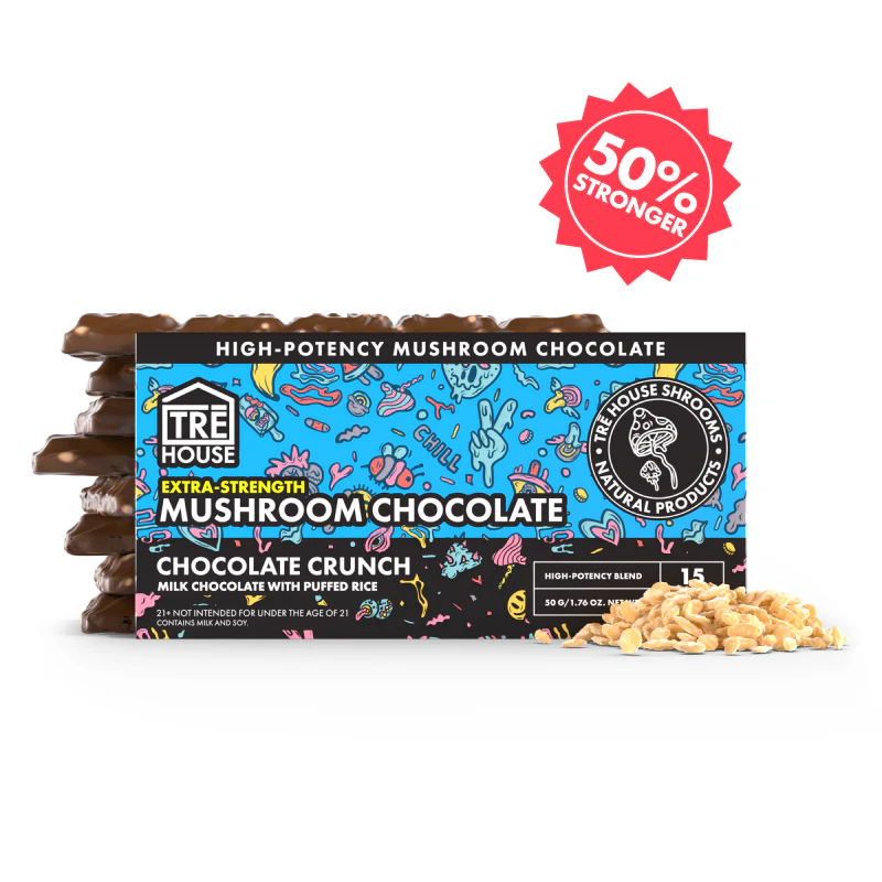 TRE House Extra-Strength Magic Mushroom Chocolate Bar