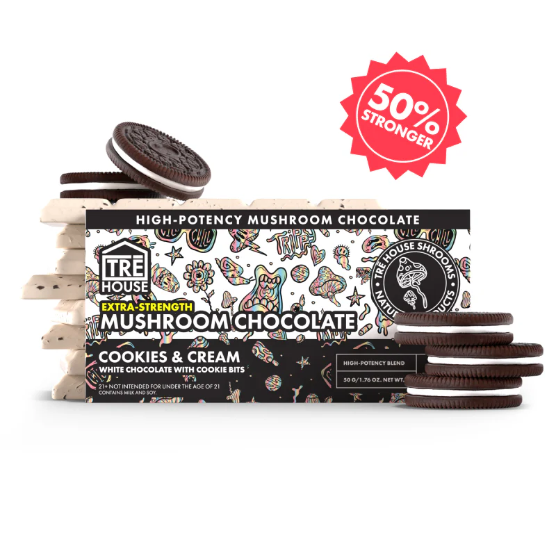 TRE House Extra-Strength Magic Mushroom Chocolate Bar