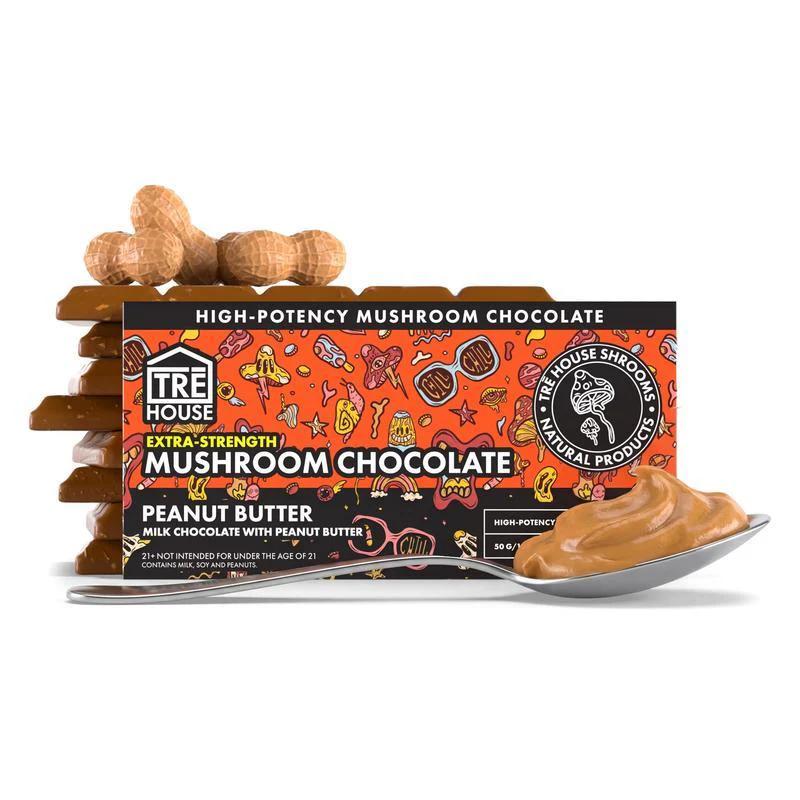 TRE House Extra-Strength Magic Mushroom Chocolate Bar
