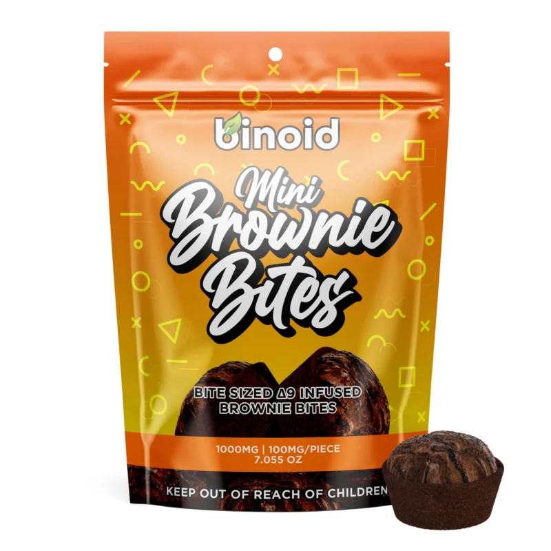 Delta 9 Mini Brownie Bites – 1000MG (Limited Supply)