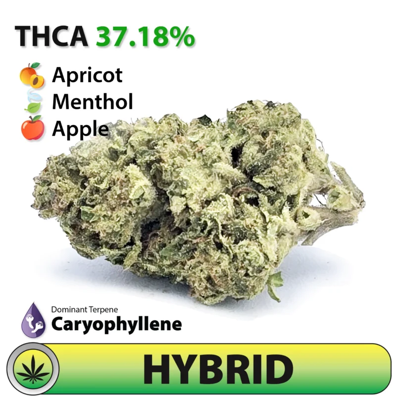 Cap Junky Strain – 37.18% THCA Flower | Frosted Brands