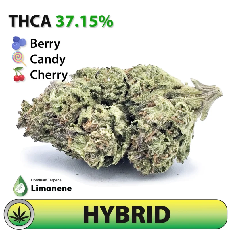 Mac Runtz Strain – 37.15% THCA Flower | Frosted Brands