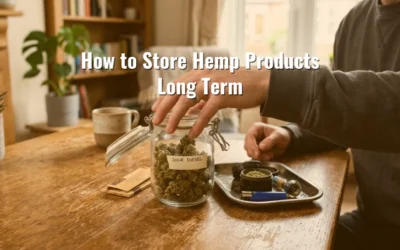 How to Store Hemp Flower, Edibles, Vapes, and Concentrates Long Term: The Science-Backed Guide