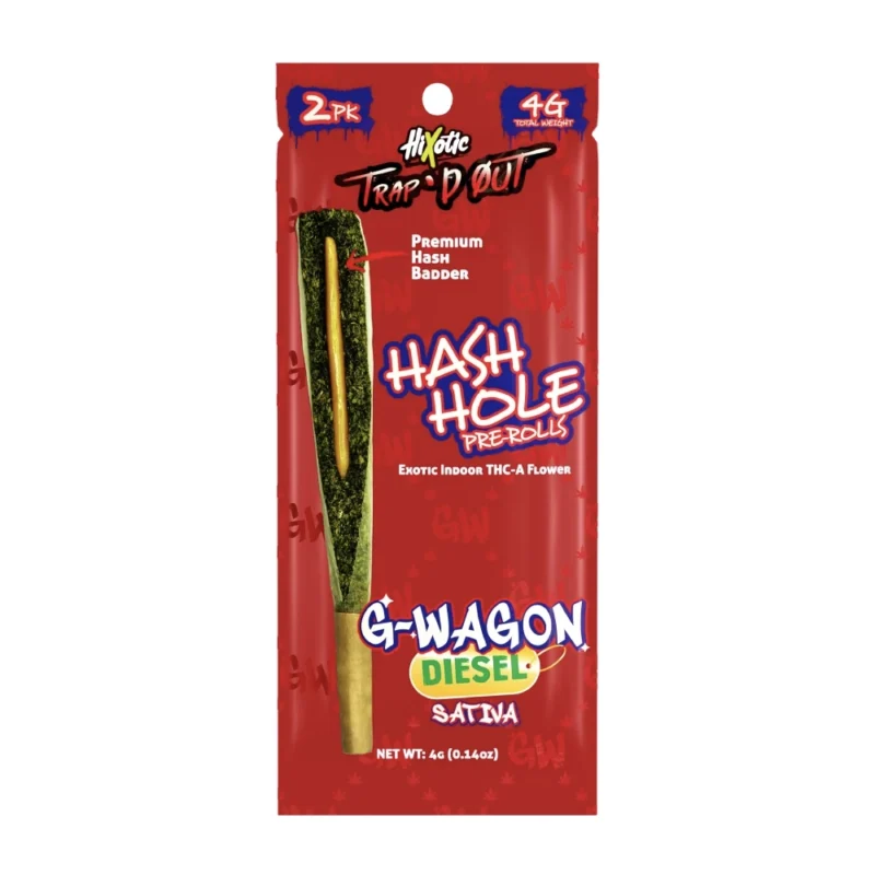 Hixotic Trap'd Out 2x2G Hash Hole Pre Roll