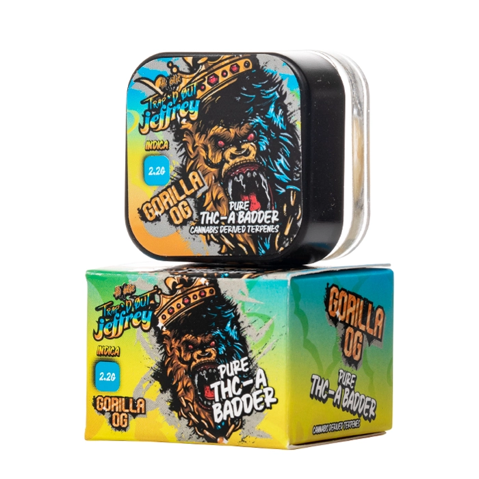 Trap’d Out Jeffrey Pure THCA Badder Dabs – Premium THCA Concentrate