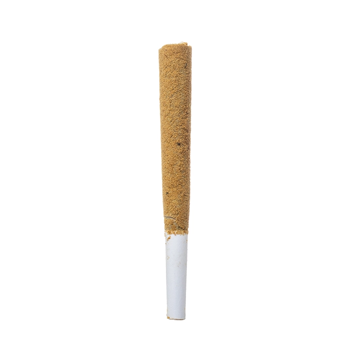 Hixotic Trap'd Out Jeffrey pre-roll bare showing THCA, Delta-8 THC and THCP infused blend