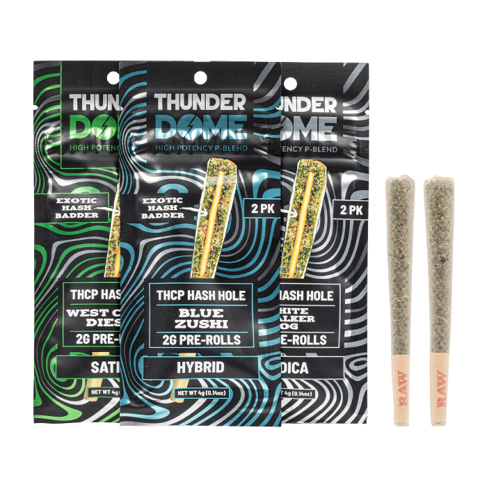 Thunder Dome THC-P Hash Hole Prerolls – 4 Gram