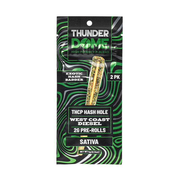 Thunder Dome THC-P Hash Hole Prerolls – 4 Gram - Image 4