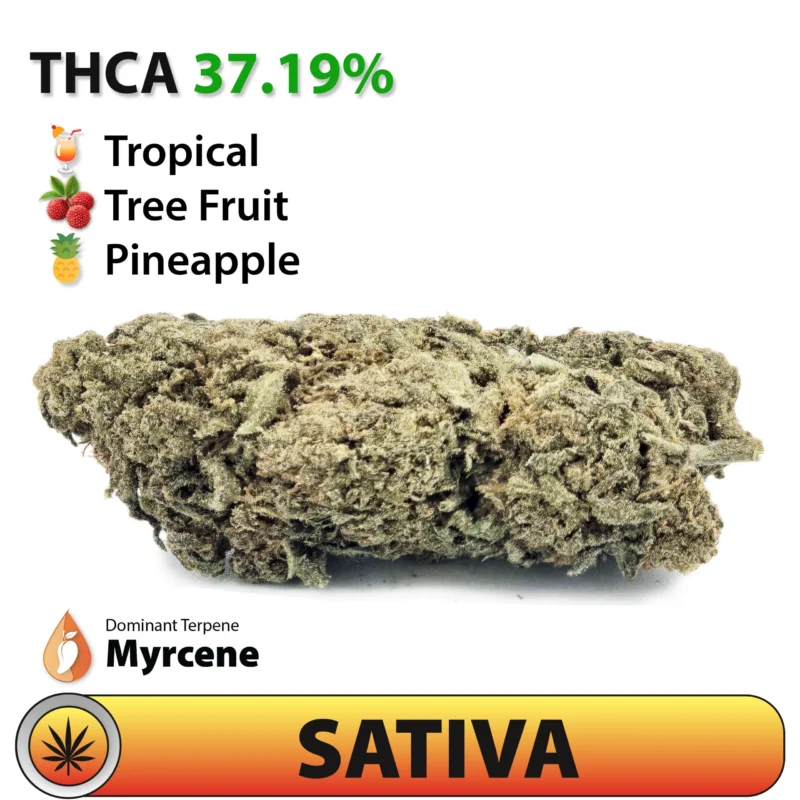 Frosted Brands Hawaiian Snow THCA Flower – 37.19% THCA