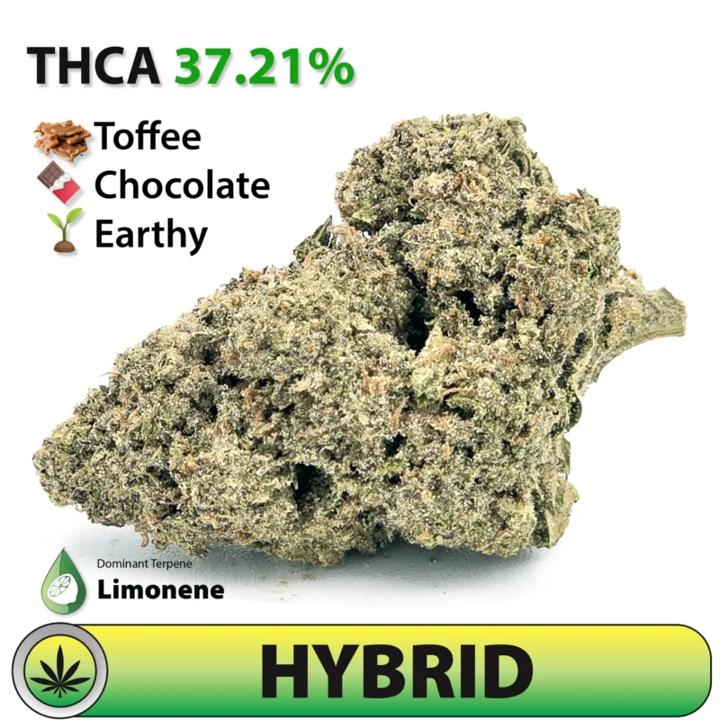Frosted Brands Toffee Heads THCA Flower – 37.21% THCA