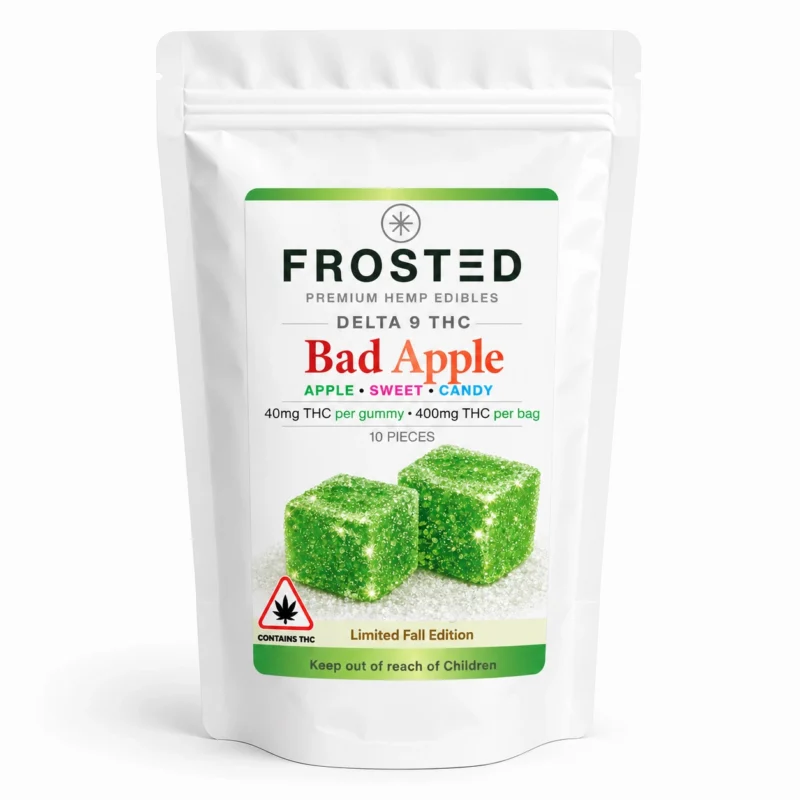 Frosted Delta-9 THC Gummies – 400mg (10-Pack, 40mg Each) - Image 20