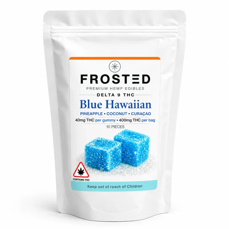 Frosted Delta-9 THC Gummies – 400mg (10-Pack, 40mg Each) - Image 19