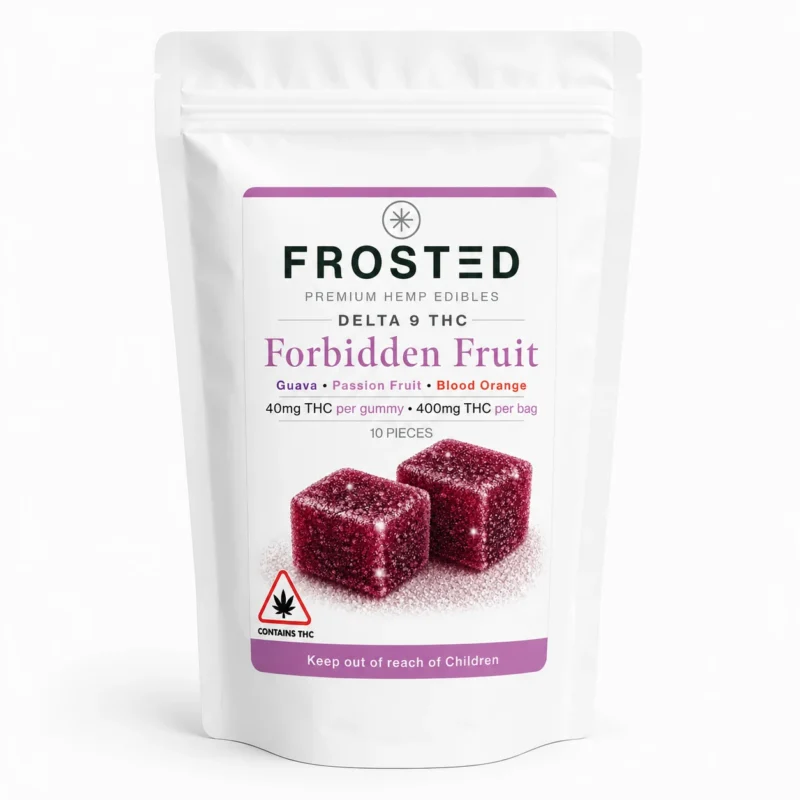 Frosted Delta-9 THC Gummies – 400mg (10-Pack, 40mg Each) - Image 15