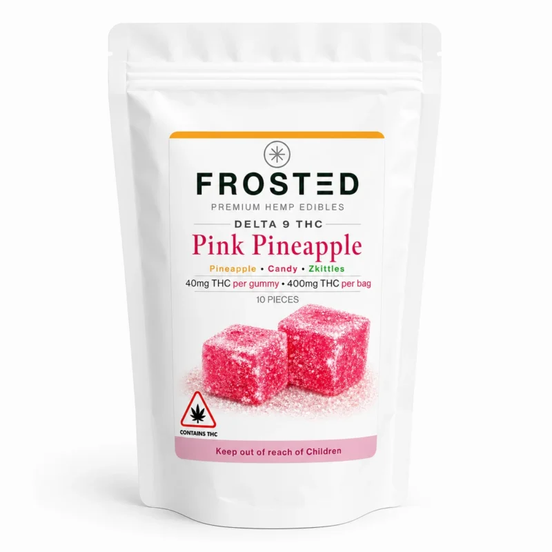 Frosted Delta-9 THC Gummies – 400mg (10-Pack, 40mg Each) - Image 14