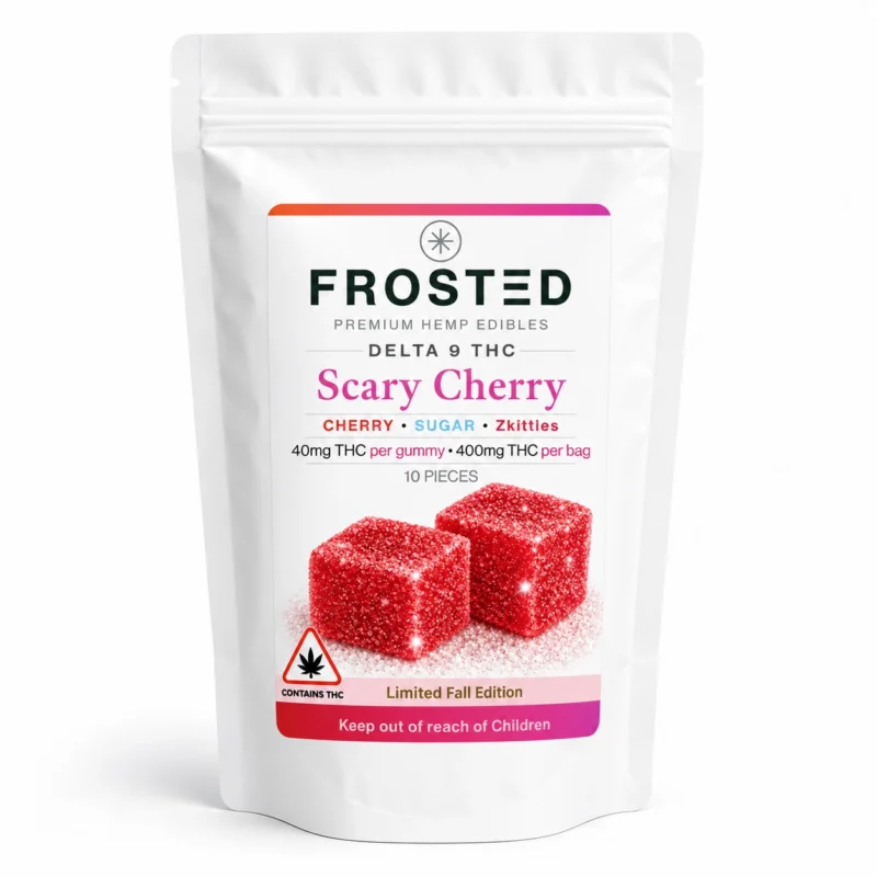Frosted Delta-9 THC Gummies – 400mg (10-Pack, 40mg Each) - Image 13
