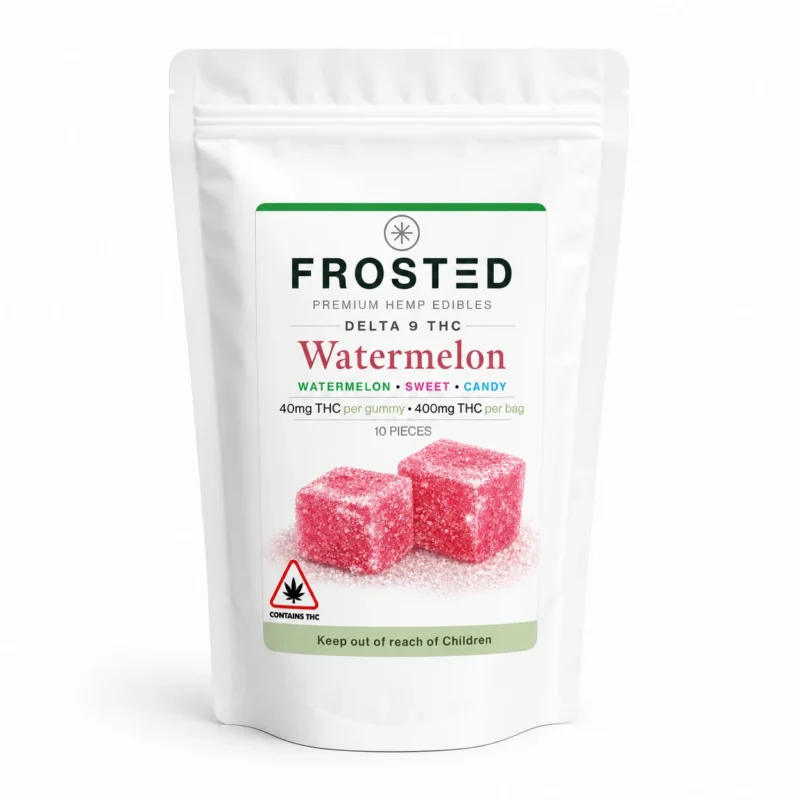 Frosted Delta-9 THC Gummies – 400mg (10-Pack, 40mg Each) - Image 11